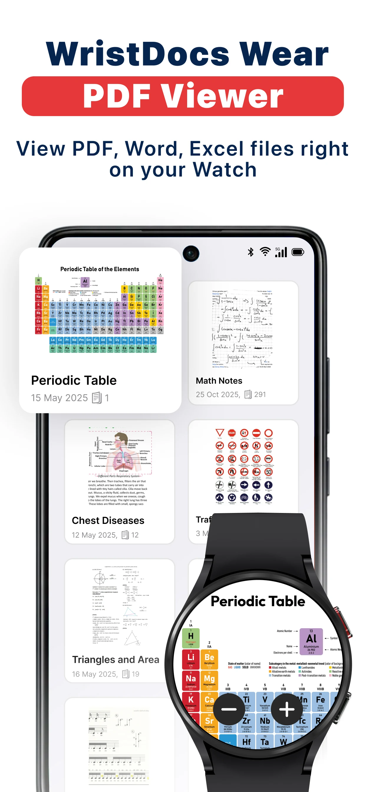 WristDocs - PDF Wear OS Viewer screenshot